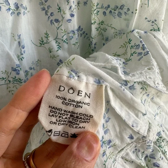 PRICE DROP!🎀DOEN LILLIAN🎀Dress in Blanc Bluebell Ballad! VHTF & BNWT! Size XXS! - Picture 5 of 5